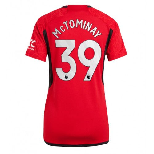 Manchester United Scott McTominay #39 Domaci Dres za Ženska 2023-24 Kratak Rukav